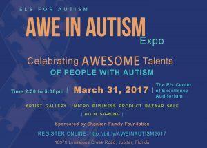 awe in autism flyer