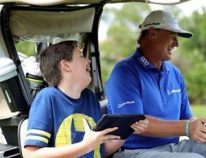 Ernie Els and his son