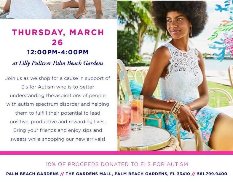Postponed Give Back Event Lilly Pulitzer Els For Autism