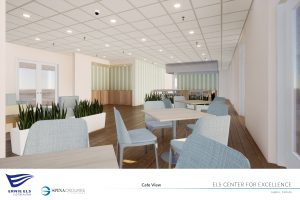 Adult Services Building - Cafe Rendering